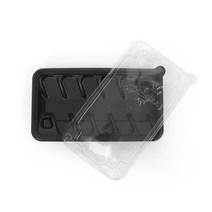 [JS] 일식집 음식점 일회용 테이크아웃 5P 초밥 PET 포장 배달 도시락 용기+뚜껑포함 1박스 400세트, [JS] 5피 초밥용기 1박스 400세트