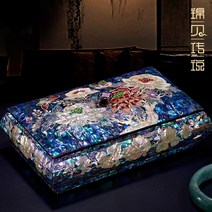 자개함 보석 상자 결혼 보관함 예물 반지 외국인선물 옻칠, A-028 업그레이드 모델