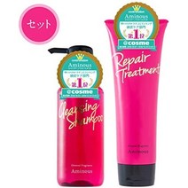 aminous 클렌징 샴푸 리페어 트리트먼트 아미노산 샴푸 비 실리콘, aminous 세트
