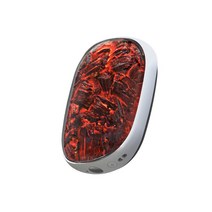 손난로 핫팩 보조배터리 휴대용 충전식 전기 전자 핫팩 양면 발열 USB 전기, 불꽃손난로, 화이트색