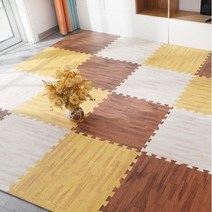 유아 놀이방 층간소음 미끄럼 방지 우드 조립 매트 (31cmX31cm 16P 1세트), 그레이(16P 1세트)