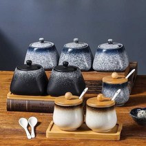 일식 스시집 락교통 와사비 세라믹 양념통 소스통 3구, Moxue 3개, 1개