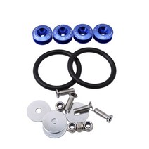 쇼바마운트 쇽업 에어 마운트 로우암 승차감개선 튜닝 Car Front And Rear Bumper Hatch Cover Fixing Buckle Surroun 438EA 8 호환, 06 blue