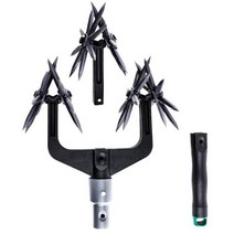 휴대 농업용 조개 갈퀴 미니로타리 경운기 플라스틱 치아 리퍼 도구 정원 조경 용 통풍기 Scarifier Lawn, 한개옵션0