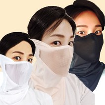 청풍문 먼지 UV99.9% 자외선차단 골프 자전거 마스크 얼굴 햇빛 가리개 여름 넥 워머 버프 바라클라바, 쉴드마스터 블랙, B타입(귀열림)
