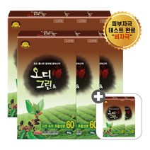 [오디코디] 오디그린앤 80g (새치멋내기용) / 피부 비자극 시험 완료 녹차추출성분 함유 염색약, (새치멋내기) 자연갈색, 6박스+2박스