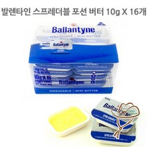 발렌타인 스프레더블 일회용 가염버터 10g X 16개입, 16개
