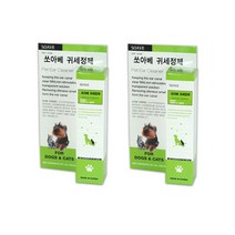 쏘아베 귀세정제 120ml×2개 애견귀청소 고양이귀청소, 120ml