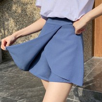 한국 패션 하이 웨스트 여성 여름 느슨한 불규칙한 바지 올 매치 얇은 쉬폰 와이드 레그 팬츠 a 라인