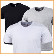 튱쏙움 17수 라운드 반팔 면라운드 비침이적음 도톰한두께 20수라운드 꺼핑횐 라운드티셔츠 단체복 12idj=JCV1J