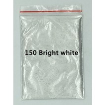 펄물감 아크릴물감대용량 10g 운모 분말 에폭시 수지 염료 진주 안료 천연 운모 미네랄 분말 DIY 반짝이 에, 01 150 Bright White