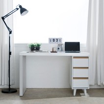 구앤즈 국내생산 1000 1200 미니멀 데스크 컴퓨터 책상, 1200 화이트