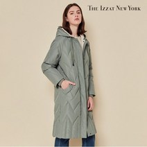 더아이잗뉴욕 더아이잗 니트 후드 롱 구스다운 점퍼 ILBM2PD71