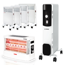 한빛 후지카 홍진 신일 전기난로 컨벡터 스탠드형 벽걸이형 4단히터 스토브, 인더스벽걸이히터/MR-100