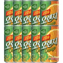 키워도 회의 미팅 회사 탕비실 사무실 간식 자연은 고칼슘 오렌지 180mL 캔 30개 180ml, 10세트
