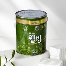 KCC 숲으로홈앤웰빙 3.78L/젯소없이 가능한 DIY무독성친환경 실크벽지 프리미엄페인트, 색상선택, 블루2