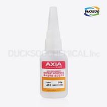 K_엑시아 특수접착 내열용(121℃) 순간접착제 431 AXIA _20g 산업용, 단품, 단품