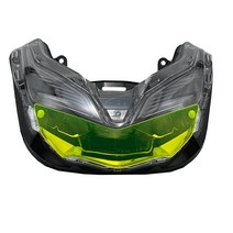 혼다 포르자350 헤드램프 컬러 가드 전조등 커버 네온 옐로 그레이 튜닝 커스텀 파츠, 네온 그린개