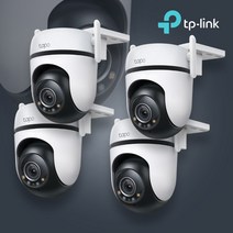 티피링크 Tapo C520WS [4개세트] 400만화소 풀컬러 실외 회전형 홈캠 CCTV