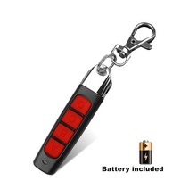 Kebidu 차고 문 원격 제어 433MHZ 자동 쌍 복사 4 키 버튼 오프너 복사기, 07 Red ABCD