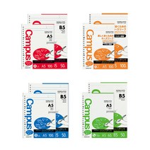 KOKUYO 코쿠요 고쿠요 스마트링 바인더노트 리필 속지, 리필 일반선6mm-B5(50매)