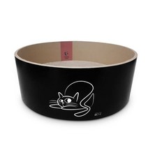 생활건강에코짱 고양이 반려묘 원형 스크래쳐 소파 캣베드 블랙 폴 하우스 원목 계단 선반 워커, 1개, 1개