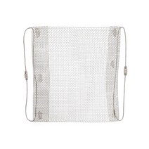 화목난로 야외 캠핑 미니 모닥불 화재 랙 스테인레스 스틸 접을 수있는 와이어 메쉬 나무, 메쉬 트럼펫