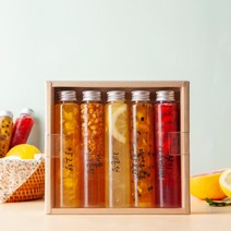 수제청 120g 답례품 선물 레몬청 키위청 자몽청 망고청 청귤청, 레몬+자몽+레몬생강+딸기+애플시나몬