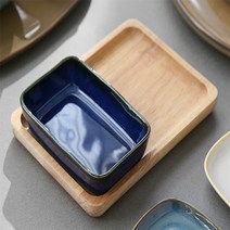 까사무띠 이태리 쎄나 컬렉션 - 깊은 직사각접시 10cm 5color, 그린