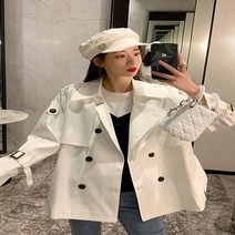 (소량입고/당일배송) 인드 숏 트렌치자켓