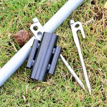 타프 폴대 알루미늄 길이조절 폴대 야외 캠핑 낚시 하이킹에 대 한 천막 막대 홀더 금속 Windproof Tarp 극