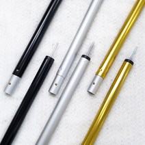 FLUX 알루미늄 타프용 메인 폴 32mm 듀랄루민 타프폴대 4P 280mm, 내추럴실버