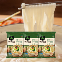 Bibigo 비비고 진한 교자 칼국수 630g 3봉지 대용량, 3개