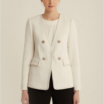 올리비아로렌 엔씨부산대점 노카라 트위드자켓 XS2131