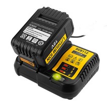 YAPOGI 디월트 10.8V-20V 충전기 전동공구 충전기, 1개