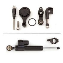 YAMAHA YZF R1 2002-2018 YZF R6 06-20 CNC 알루미늄 오토바이 조향 댐퍼 안정기 브래킷 장착지지 키트 홀더, CHINA_black Set