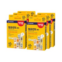 해피홈 멸균 밴드 패턴 표준형 40p, 6개입