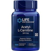 Acetyl L Carnitine 500mg Life Extension 100 VCaps