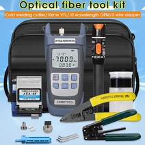 FTTH-광섬유 절단기가있는 툴 키트-70 ~ + 10dbm 광 파워 미터 시각 확보 탐지기 검출기 파인더 10mw 19 개, 한개옵션0, 한개옵션0