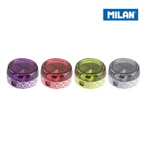MILAN 밀란 더블 연필깎이, 1개, 회색
