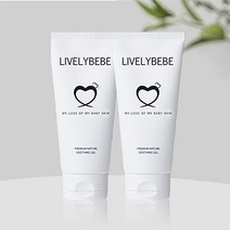 리블리베베 프리미엄 내츄럴 베이비 수딩젤 150ml x 2P 독일더마테스트인증 EWG그린등급원료사용 20가지 유해성분 베제 병풀잎수 원료사용, 리블리베베 내츄럴 베이비 수딩젤 150ml 2P