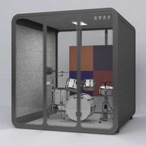방음부스 1인용 소형 실내 음악작업 녹음 보컬 연습실, 100x2200(외관 컬러 필름), 1개