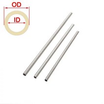 스틸전선관 확관기 파이프 304 스테인레스 스틸 모세관 튜브 SCH OD 2.5mm 벽 두께 0.1mm 0.15mm 0.2mm 0.25mm 0.3mm 0.4mm 0.5mm 0.7m, OD2.5mm X 1mm_Length 250mm 4pc