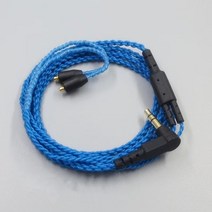 헤드폰 업그레이드 케이블 Shure SE215 SE846 ue900 Westone w40 ES30, 02 blue