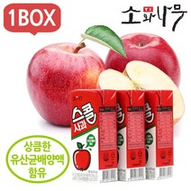 소와나무 동원 스콜 사과 180mlx24개 과즙음료 과일주스, 1개, 180ml