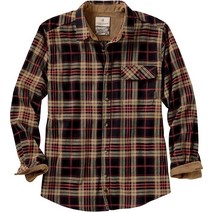 Legendary Whitetails 남성용 빅 & 톨 벅 캠프 플라넬 셔츠 레드우드 플래드 XXL T, XX-Large Big Tall, Frontier Plaid