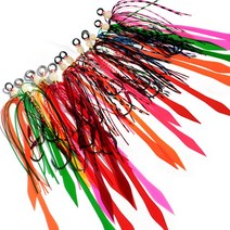 UST 나라샵-참돔타이라바 일자스커트 (1봉지2개입) 참돔채비 자작루어, 005(레드)