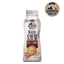 퀘이커 마시는 오트밀 오트&그레인, 3개, 50g