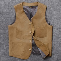 소가죽 염소가죽 하레이 할리 자켓 라이딩 빅사이즈, 3XL 옐로우-염소
