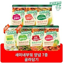 새미네부엌 김치양념 겉절이 오이소박이 깍두기 보쌈김치 신제품 열무김치 물김치 7종, 4개, 열무김치양념 240g